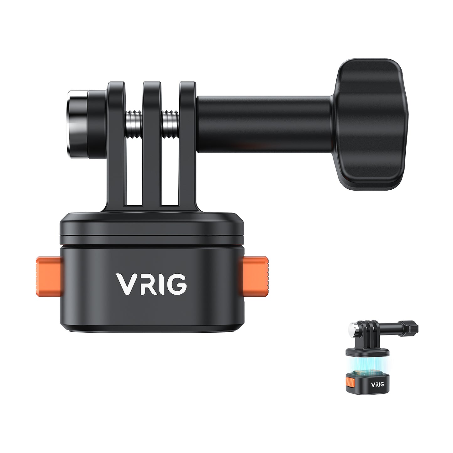 VRIG AC14 Quick Release Base Mount for GoPro, Magnetic Tripod Mount Adapter Compatible withGoPro Hero 13/12/11/10 Black, Akaso, Insta, DJI and More (Magnetic Accessories)