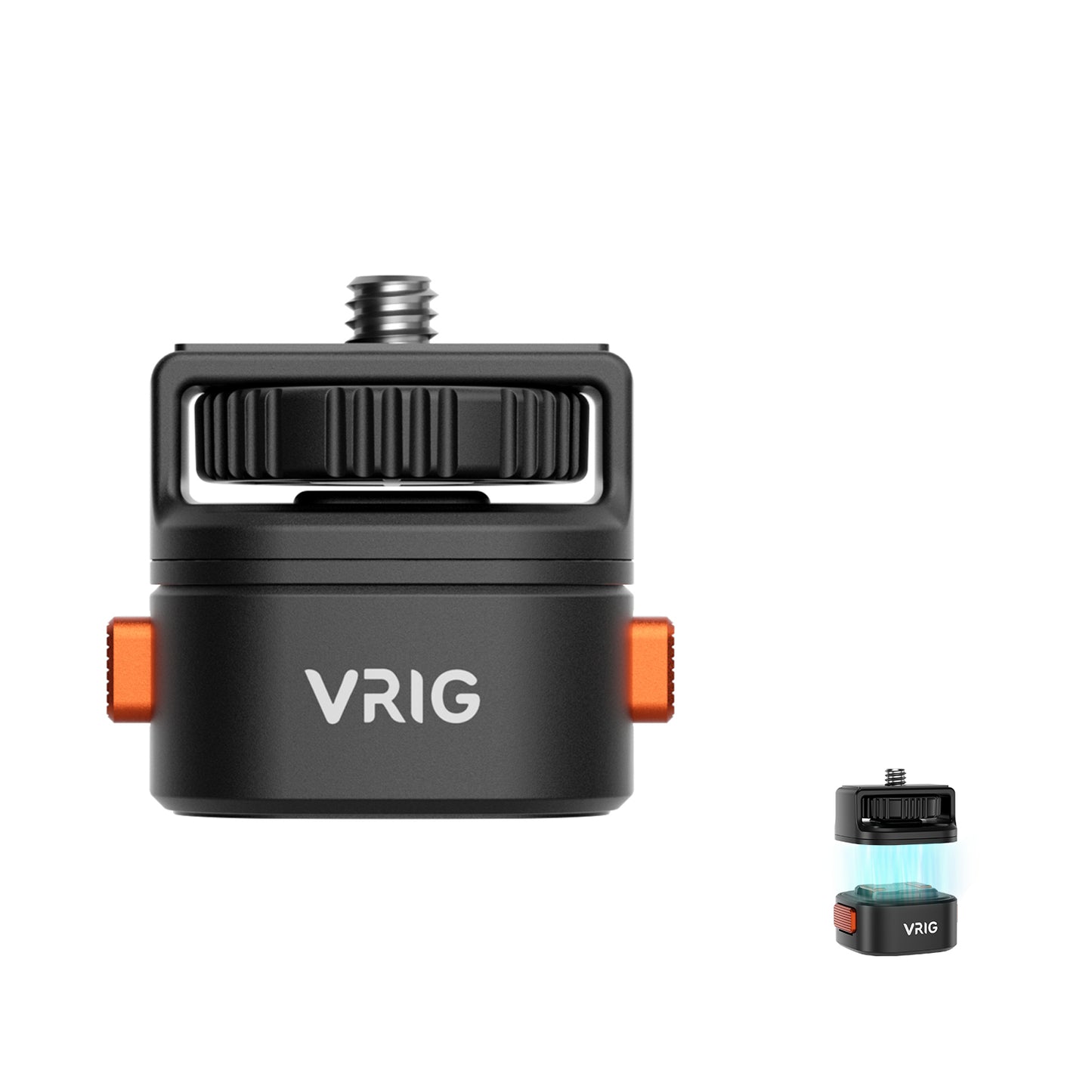 VRIG AC12 Claw Mini Quick Release Plate Tripod QR Camera Mount Adapter, Quick Setup Kit with 1/4'' Screw for Canon/Sony/Nikon Cameras/Zhiyun/Feiyu/DJI/Moza Stablizers Switch Between Tripod/Monopod/Slider