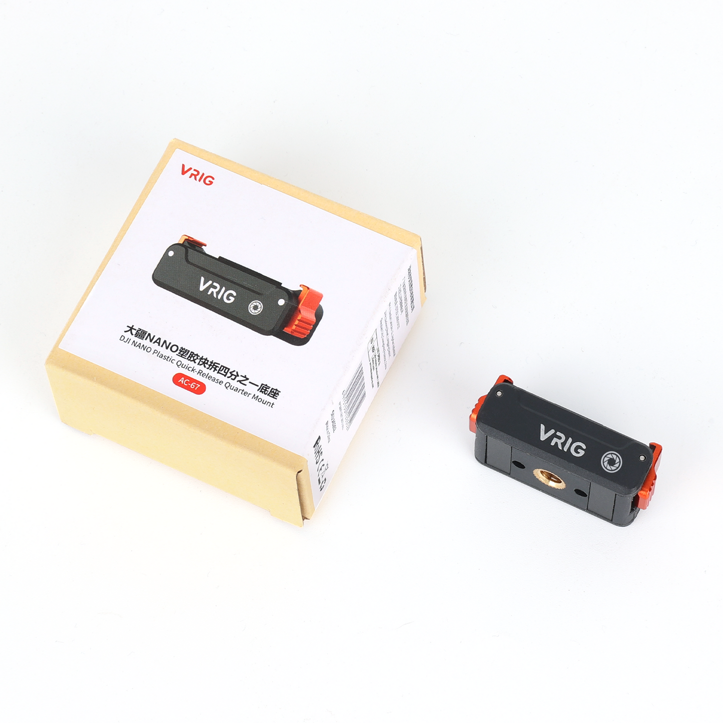 VRIG AC-67 Magnetic Quick-Release Adapter Mount for DJI Osmo Nano/Action 6