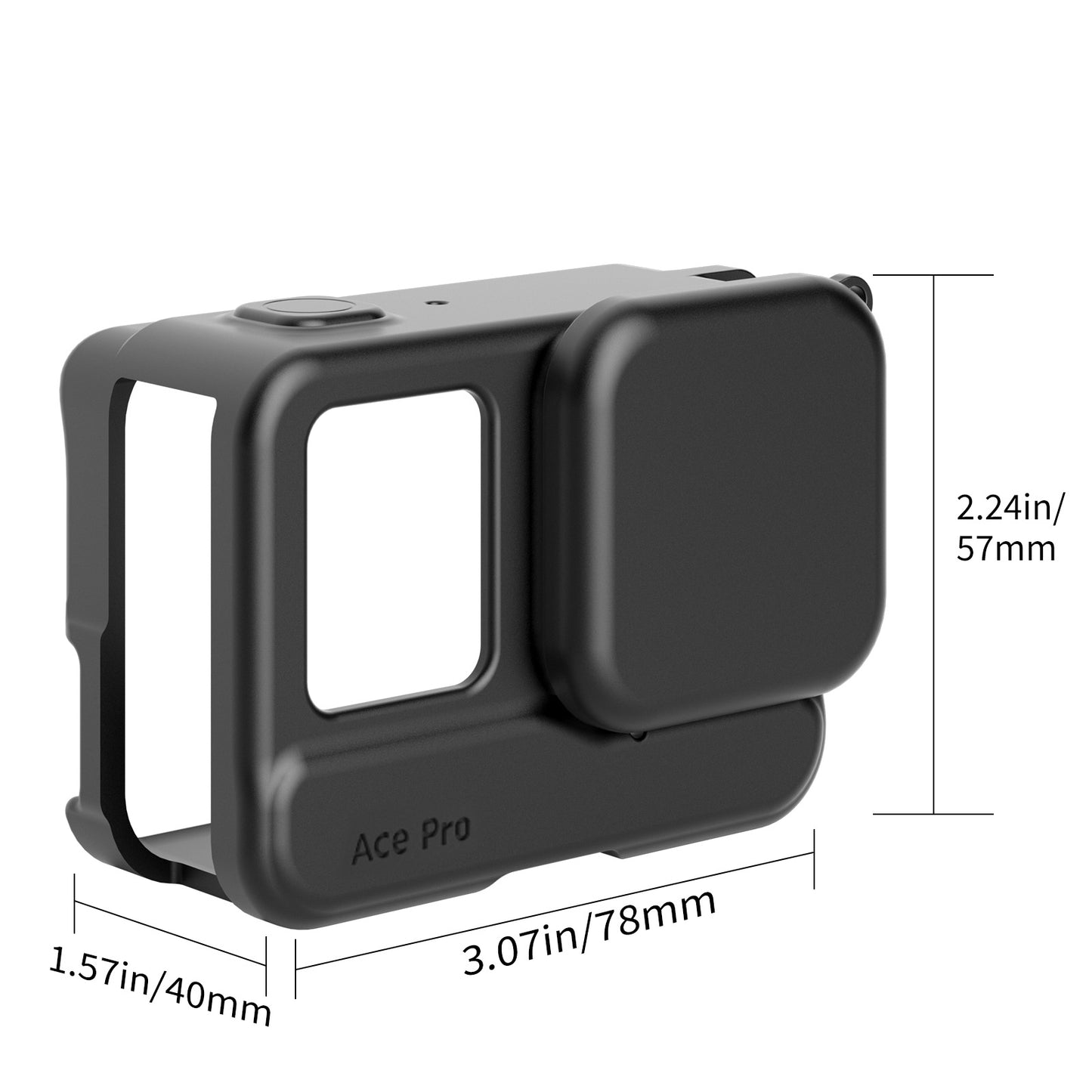 VRIG AC08 Silicone Case Frame Housing Cage for Insta360 Ace Pro