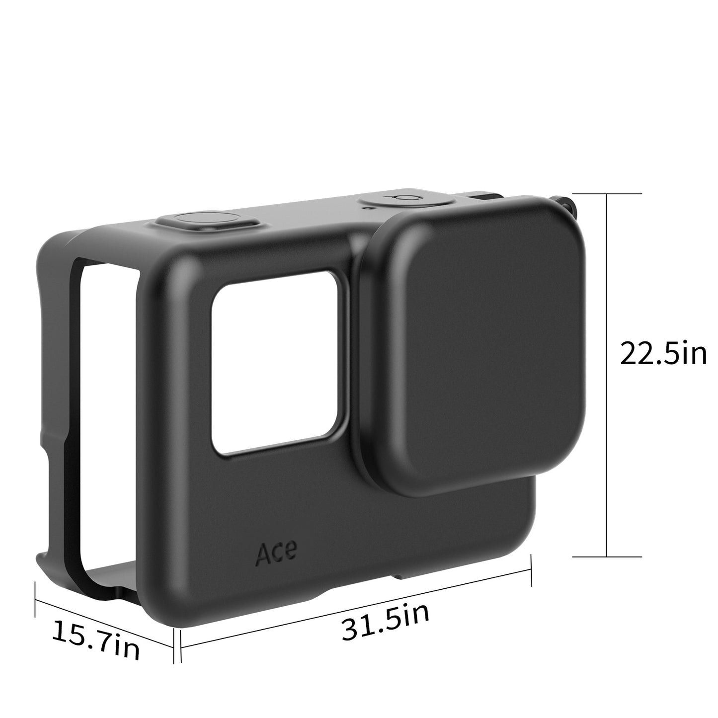 VRIG AC09 Silicone Case Frame Housing Cage for Insta360 Ace