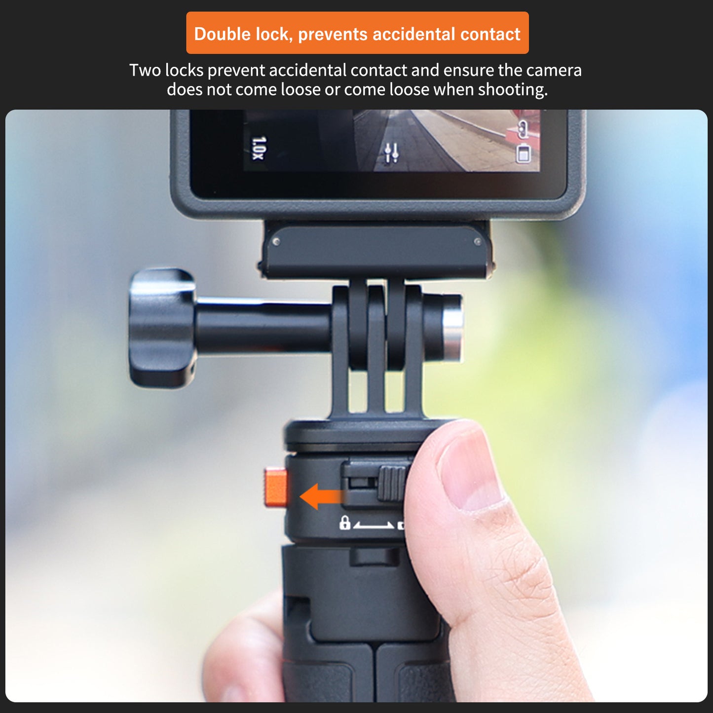 VRIG AC15 Tripod Mount Accessories for Gopro Hero -Claw Mini Basic Set Magnetic Quick Release Adapter for Tripod with Gopro 10 9 8 7 6 5 insta360