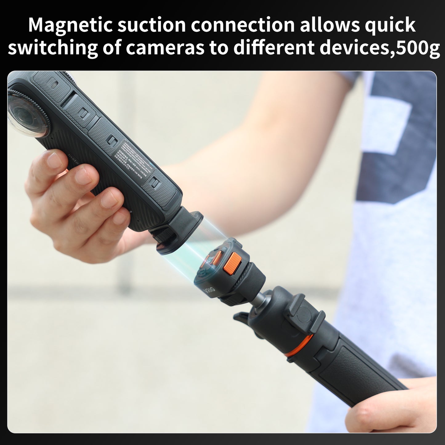 VRIG Claw Mini Quick Release Plate Tripod QR Camera Mount Adapter (1/4 Base)