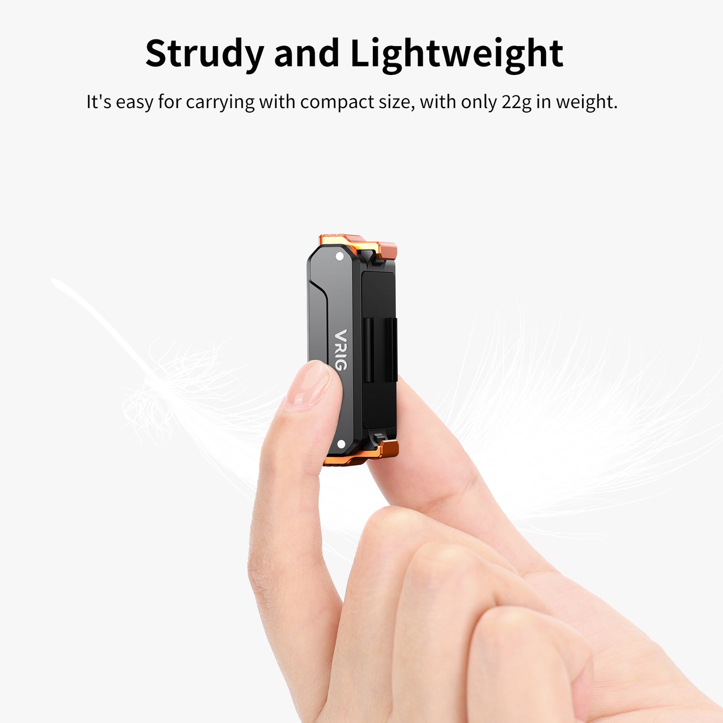 VRIG AC-32 Magnetic Quick Release Adapter Mount for DJI Osmo Action 5 Pro, with 1/4 Screw Hole/Adapter Connection, Aluminum Alloy Bracket Expansion for Osmo Action 4/Action 3 Accessories