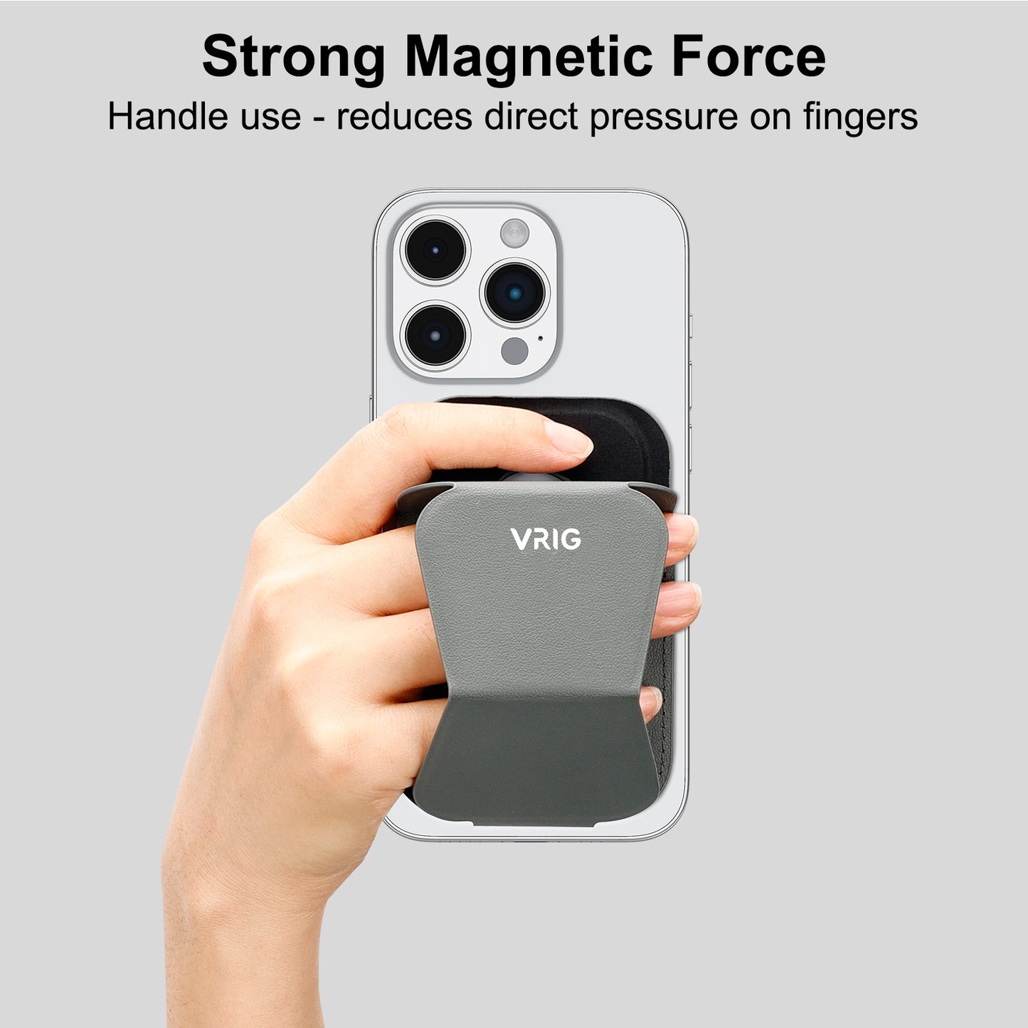 VRIG Mobile phone card case Magnet mobile phone holder card storage