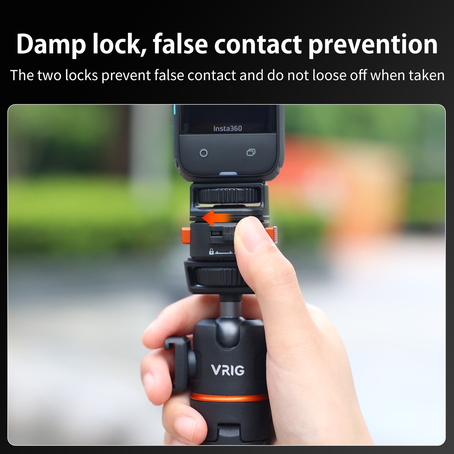 VRIG AC12 Claw Mini Quick Release Plate Tripod QR Camera Mount Adapter, Quick Setup Kit with 1/4'' Screw for Canon/Sony/Nikon Cameras/Zhiyun/Feiyu/DJI/Moza Stablizers Switch Between Tripod/Monopod/Slider