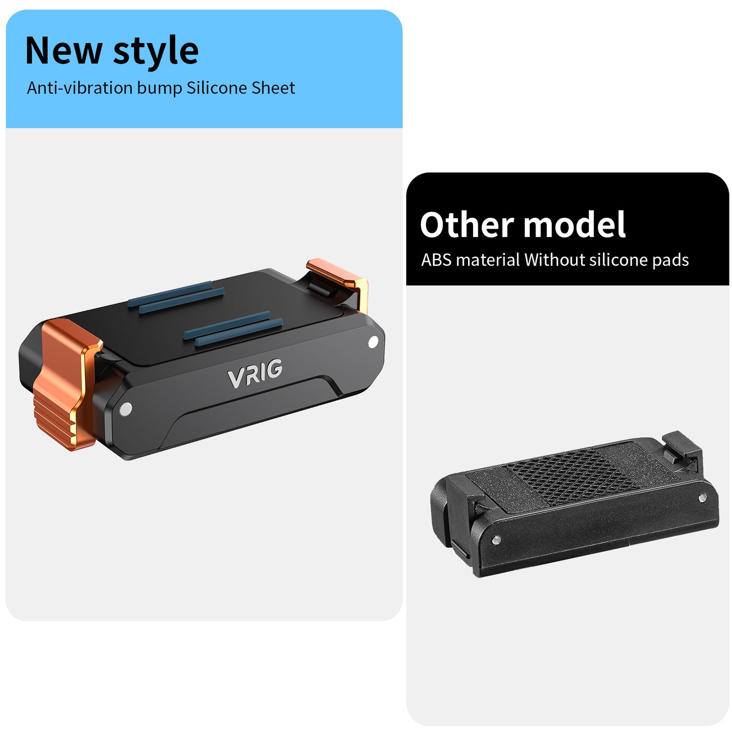 VRIG AC-32 Magnetic Quick Release Adapter Mount for DJI Osmo Action 5 Pro, with 1/4 Screw Hole/Adapter Connection, Aluminum Alloy Bracket Expansion for Osmo Action 4/Action 3 Accessories