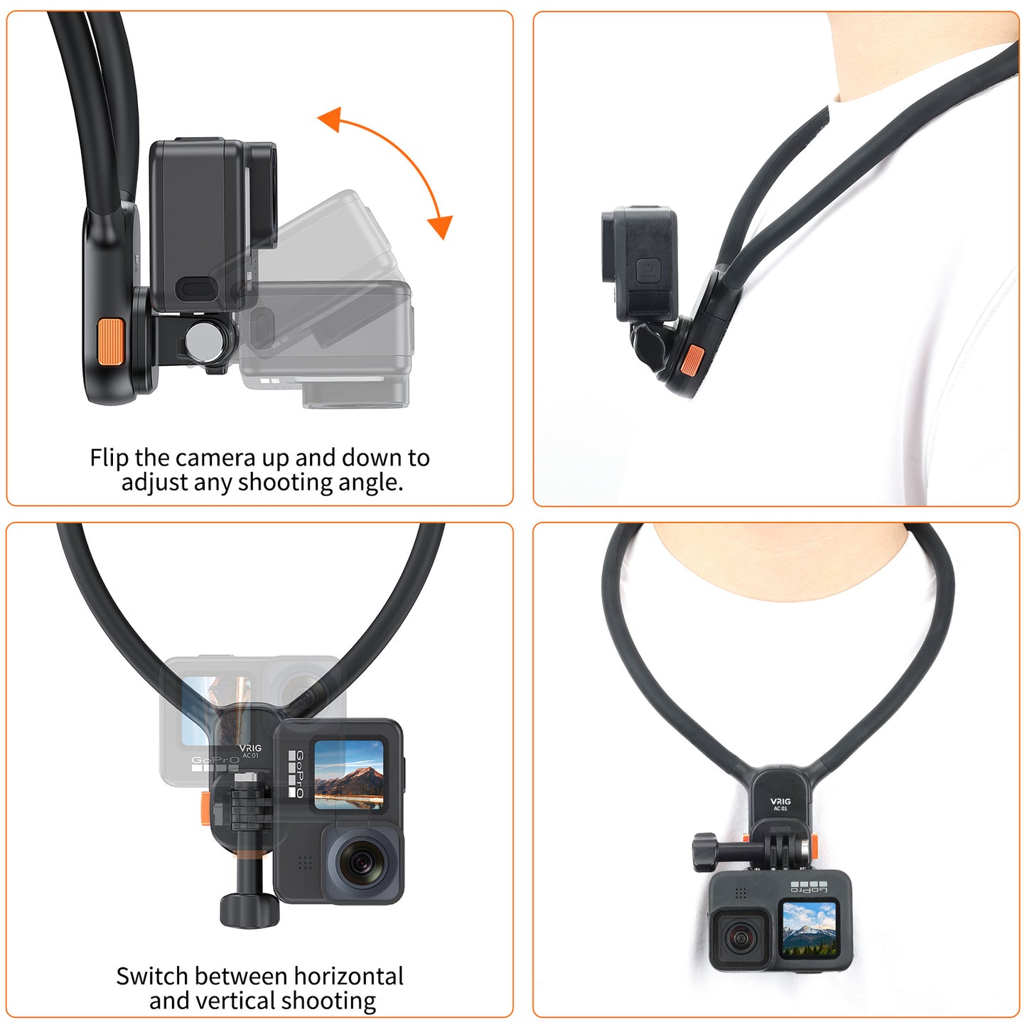 VRIG AC01 Magnetic Neck Mount Holder