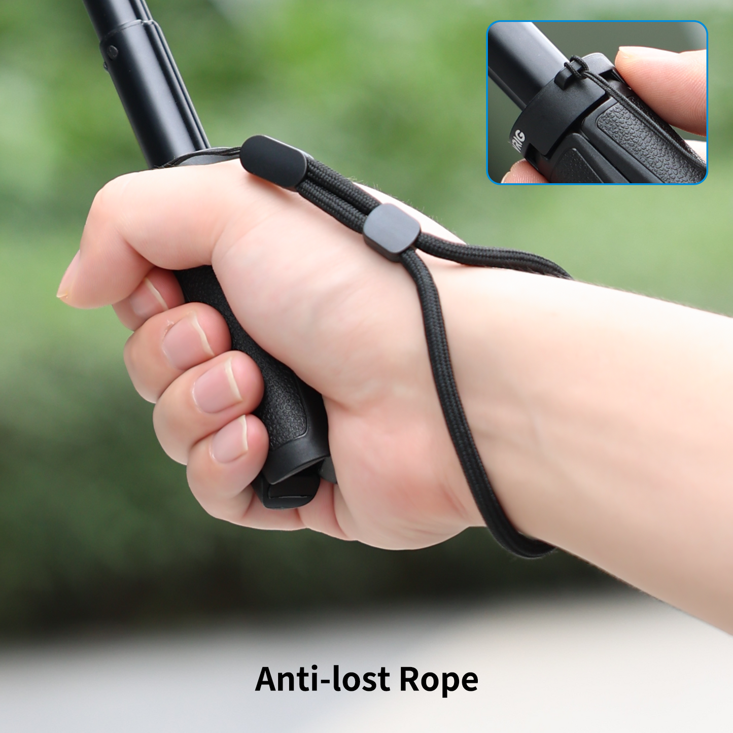 VRIG TP-29 12" Mini Selfie Stick Tripod Handle Grip with Lanyard