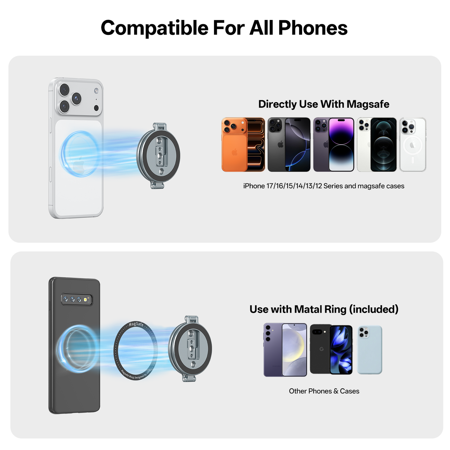 VRIG MG-33 Dual Magnetic Phone Holder,