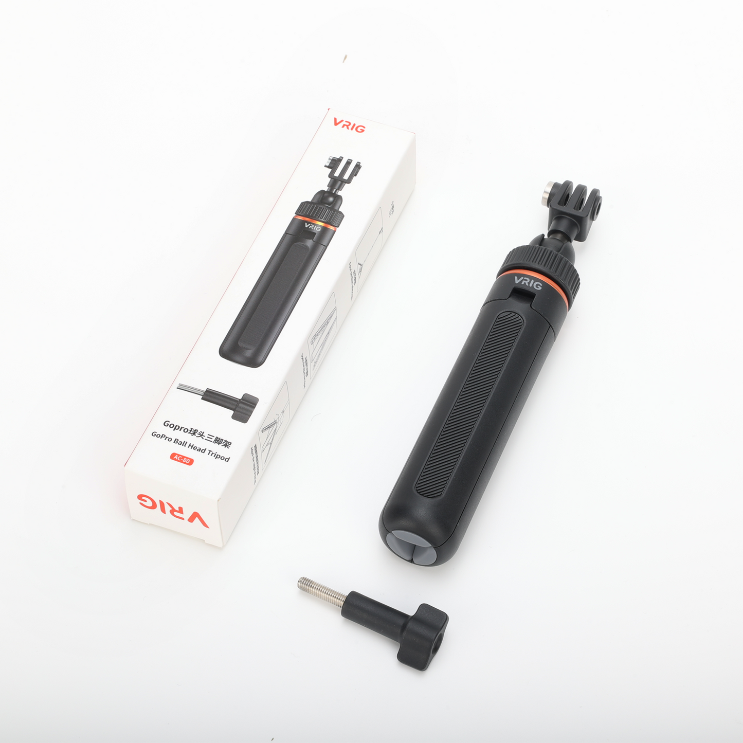 VRIG AC-80 40cm/15.7" Telescopic Selfie Stick Tripod for Action Camera