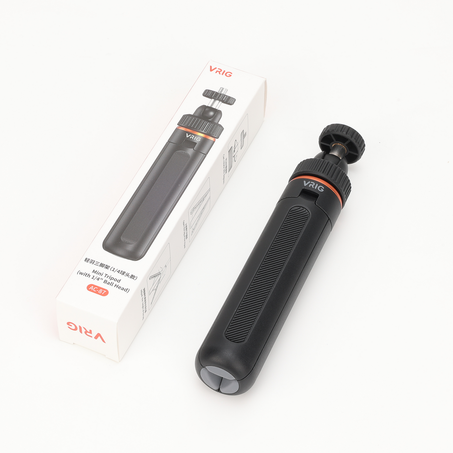 VRIG AC-87 40cm/15.7" Telescopic Selfie Stick Tripod for Action Camera