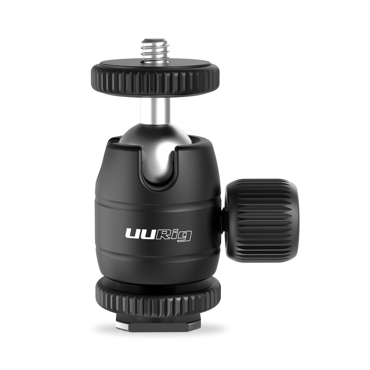 UURIG BH-13 3 way metal ballhead with cold shoe