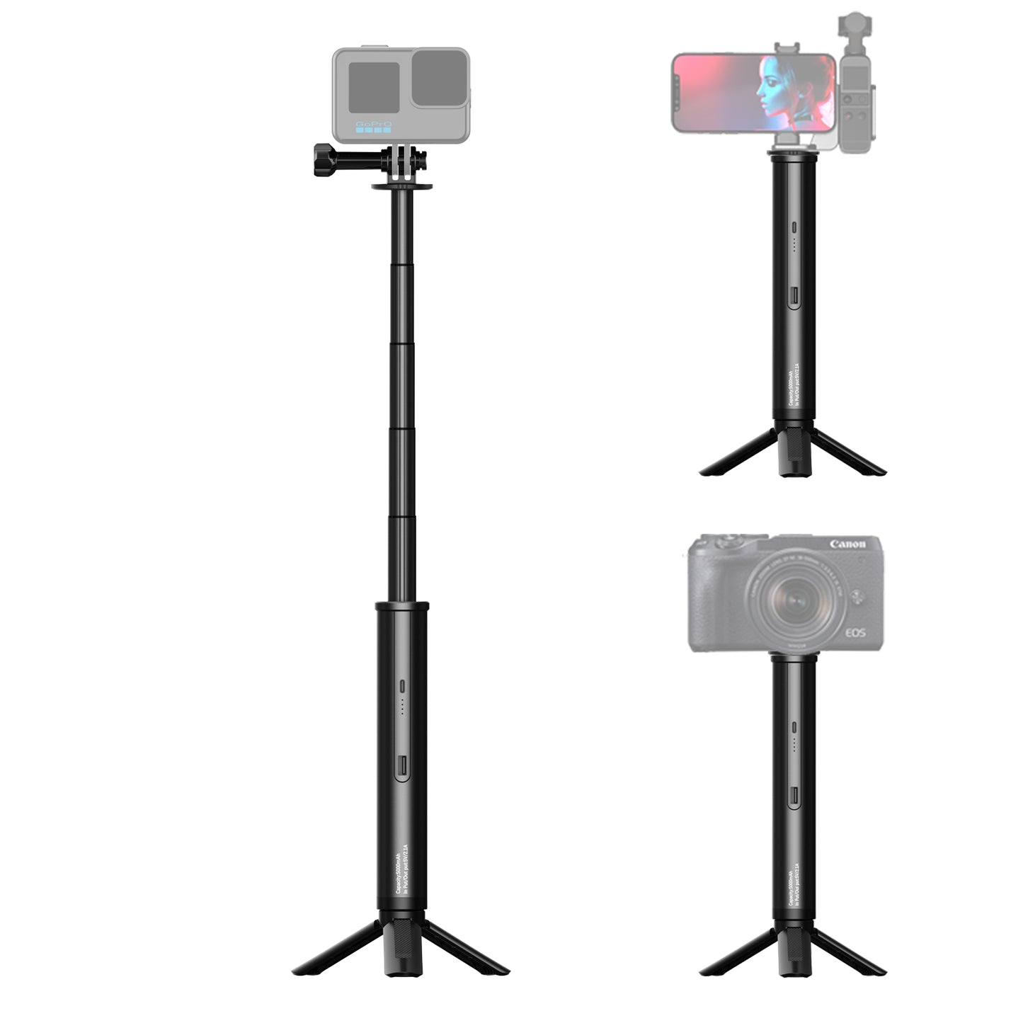 UURig TP-04 5000mAh Power Bank Hand Grip