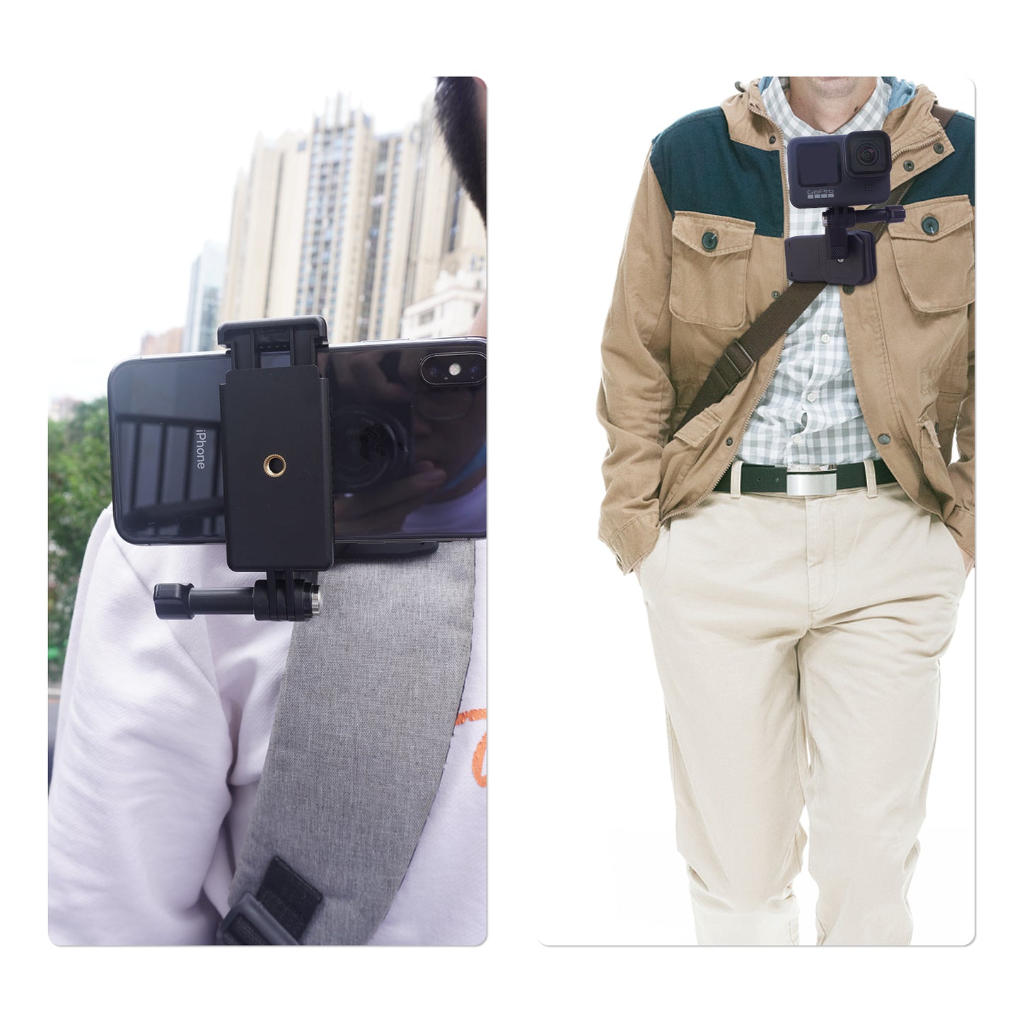 UURIG PH-04 Backpack Strap Clip Mount for