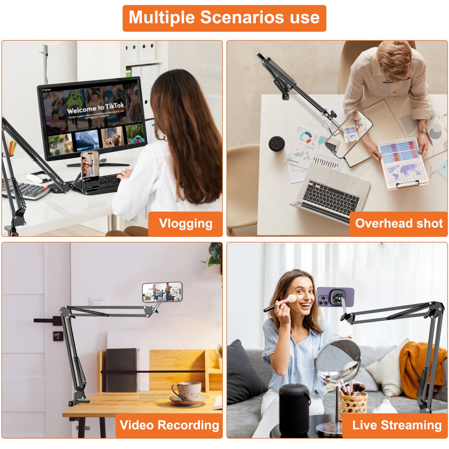 UURig MT-09 magsafe mount with boom arm