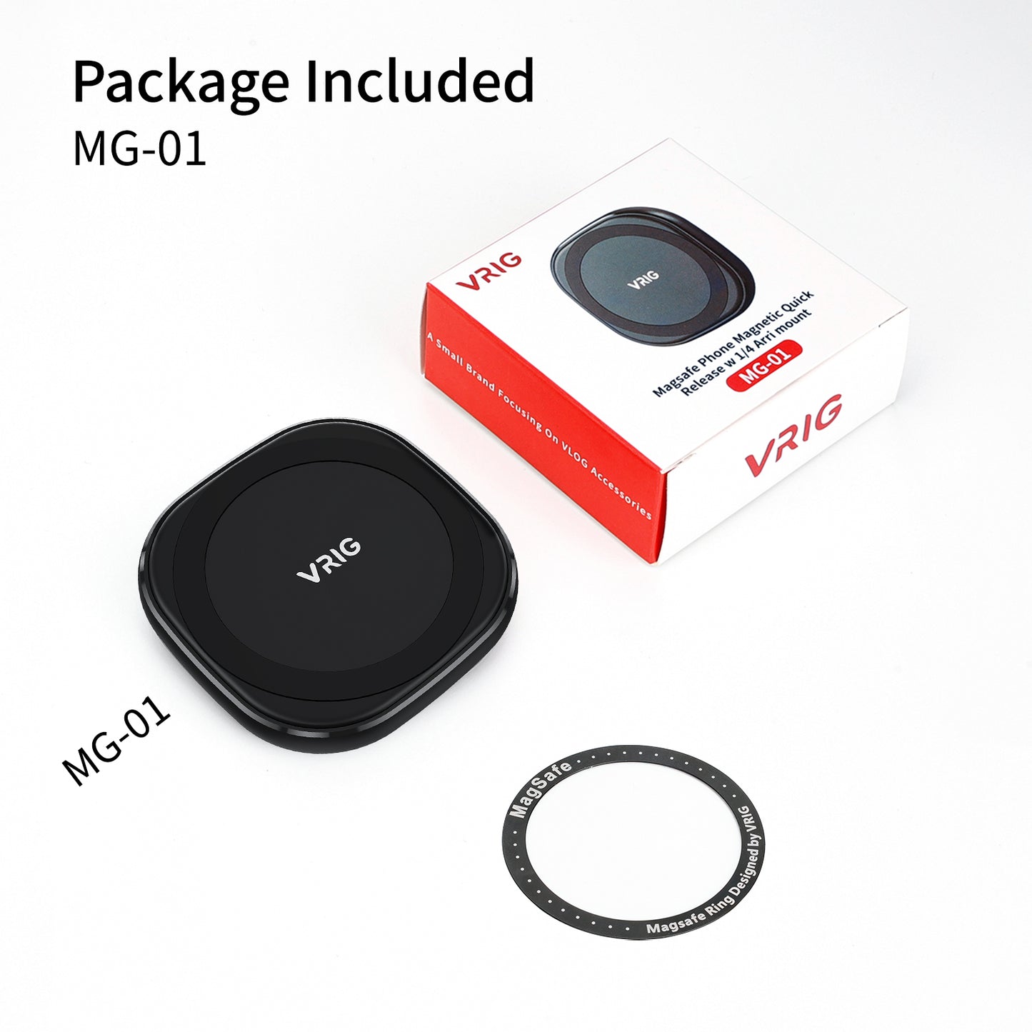 VRIG MG-01 Magnetic Tripod Mount 1/4" Tripod Adapter