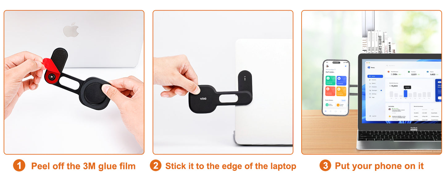 Vrig MG-10 MagSafe Phone Holder for Laptop