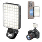 VRIG Magnetic Selfie Light, 128 LED Phone Light with Metal Cold Shoe & Clip, Rechargeable 360° 3 Color Modes Fill Light for Phone Android Camera iPad Laptop for Makeup TikTok Selfie Vlog