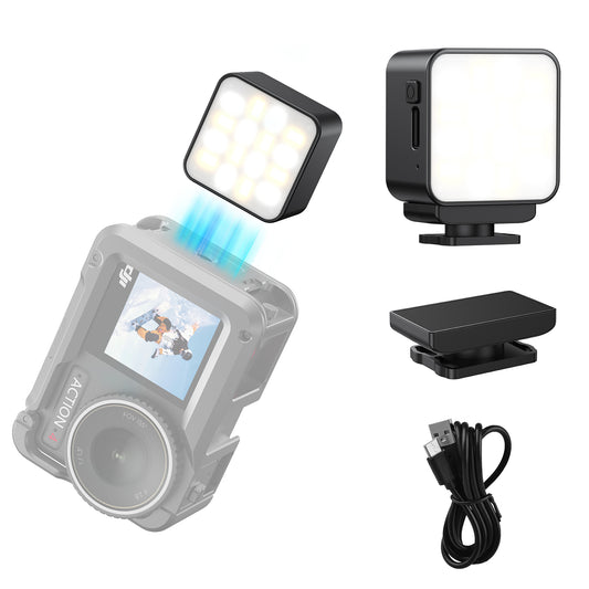 VRIG FD-02 Mini LED Action Camera Vlogging Video Light