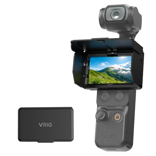 VRIG AC-115 Foldable Screen Sun Shade Case for DJI Osmo Pocket 3/4/Xtra Muse