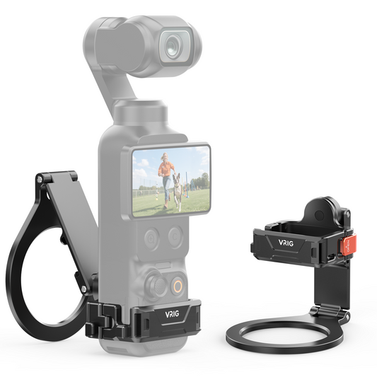 VRIG AC-103 Magnetic Mount Stand for DJI Osmo Pocket 3/4/ 4P, Xtra Muse