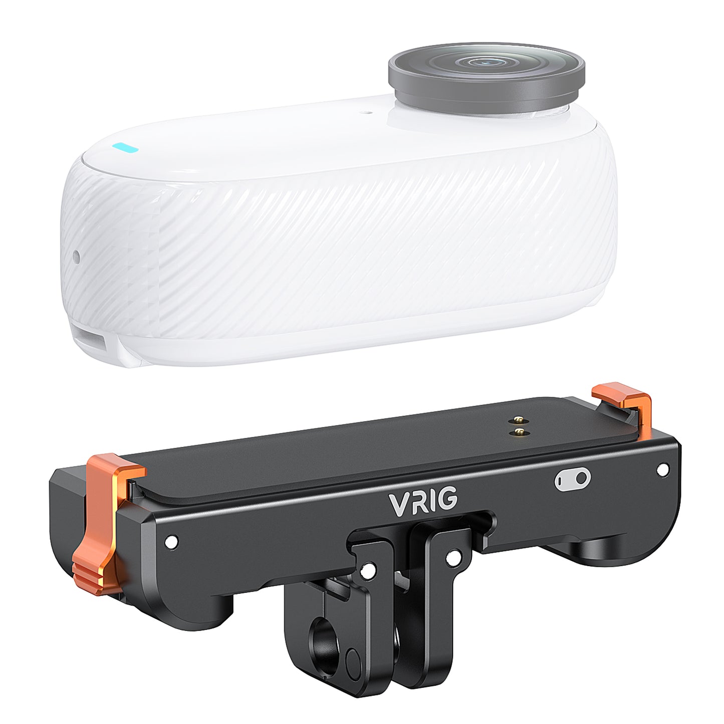 VRIG AC-39 Magnetic Quick Release Mount with Charging Port for Insta 360 GO 3 / GO 3S