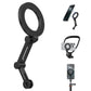 VRIG MG-27 Magnetic Phone Tripod Mount with Action Camera Adapter, Flexible iPhone Tripod Mount Compatible with 16/15/14/13/12 Series