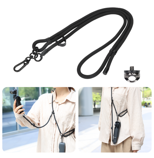 VRIG AC-52 Wrist &Nick Lanyard For DJI Osmo Pocket 3