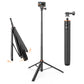 VRIG TP-21S 63inch Invisible Selfie Stick Tripod, Auto Pop Open Tripod, Compatible with Insta360 X6/X5/X4, DJI Osmo Action 6/5 Pro/4/3,GoPro Hero 13 Mission 1 Pro, Stable Throwpod for Travel Vlogging