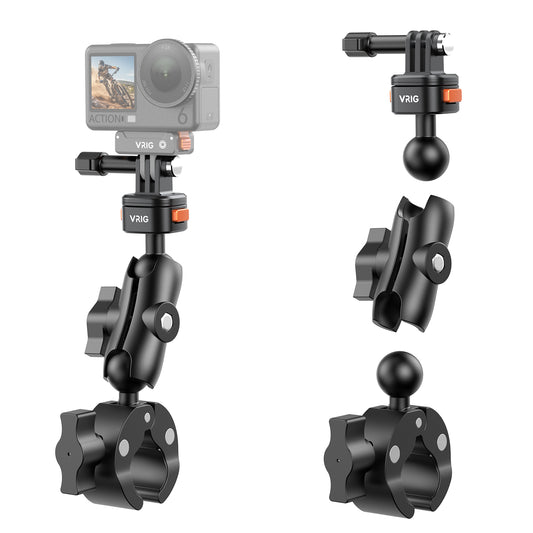 VRIG AC-76 Super Clamp Camera Mount with 360° Dual Ball Head