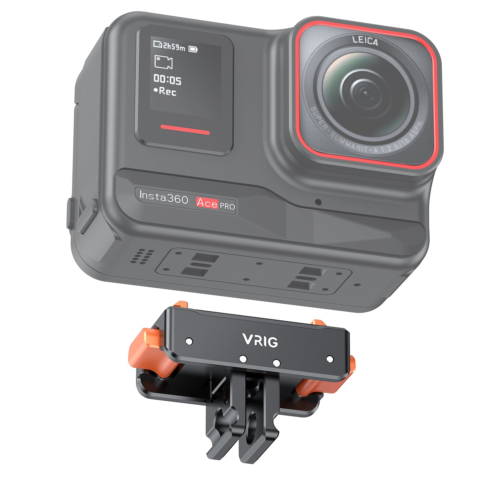 VRIG Magnetic Metal Quick Release Mount for Insta360 ACE PRO