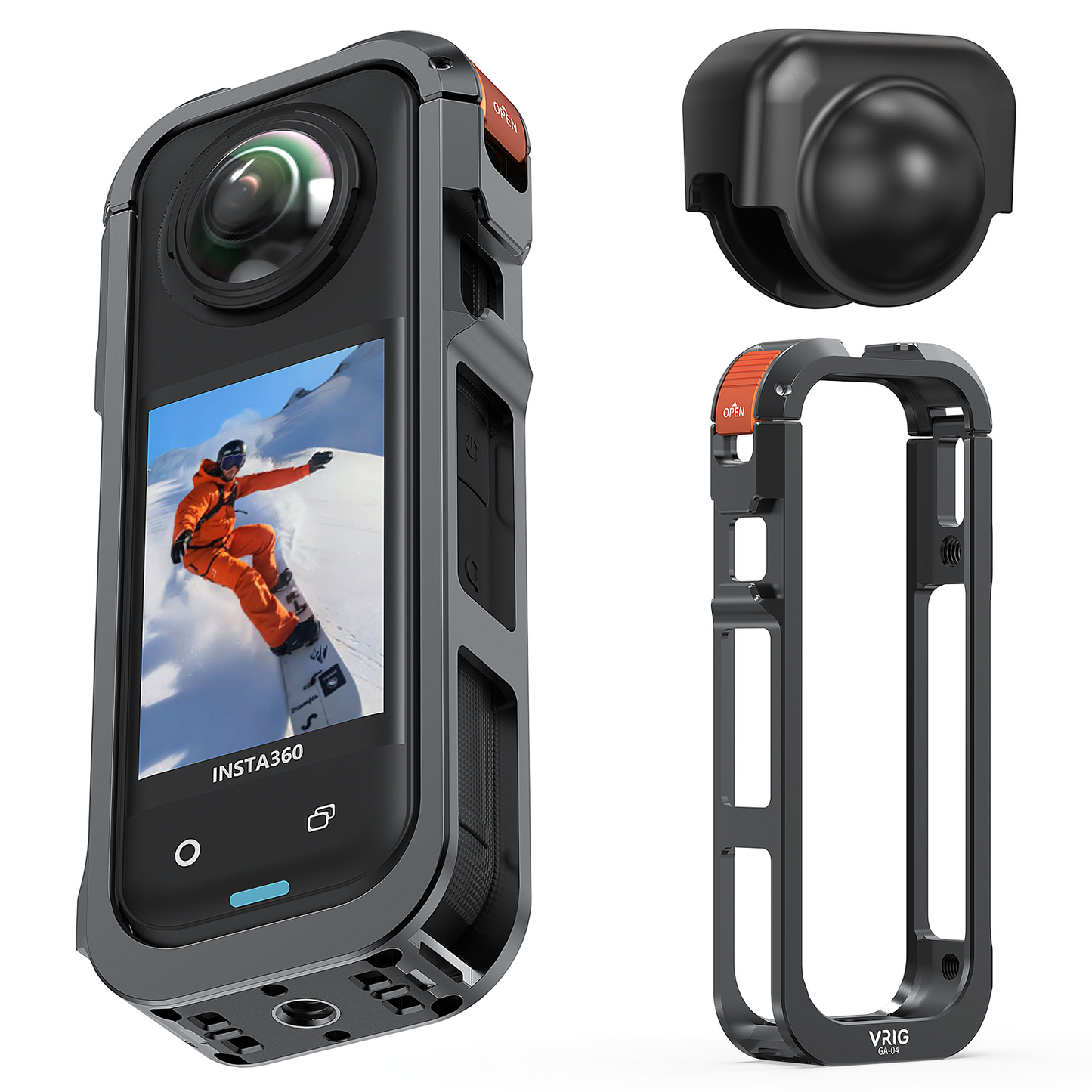 VRIG GA-04 Metal Cage for Insta 360 X5