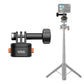 VRIG AC14 Quick Release Base Mount for GoPro, Magnetic Tripod Mount Adapter Compatible withGoPro Hero 13/12/11/10 Black, Akaso, Insta, DJI and More (Magnetic Accessories)