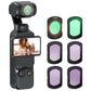 VRIG FT-04 HD CPL 1/4 ND8 ND16 ND32 ND64 Filter Set Compatible with DJI Osmo Pocket 3(6Pack）