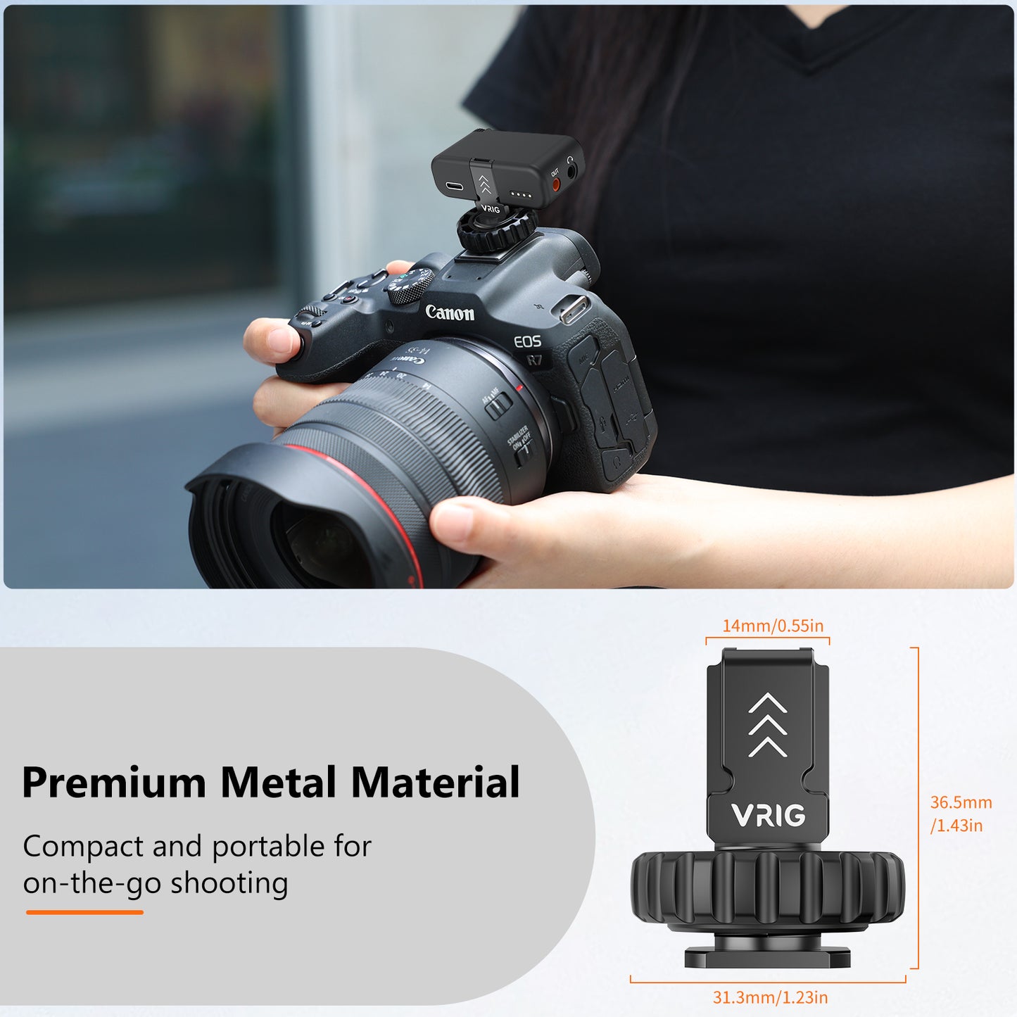 VRIG MC-02 Cold Shoe Mount Adapter for DJI MIC 2