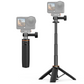 VRIG TP-35 Auto Pop Open Extendable Mini Camera Tripod,Portable Small Handle Grip Desktop Webcam Selfie Stick Tripod for DJI Osmo Action 6/5Pro/4/3,GoPro Hero 13 12 11 10 Max,Mission 1 PRO