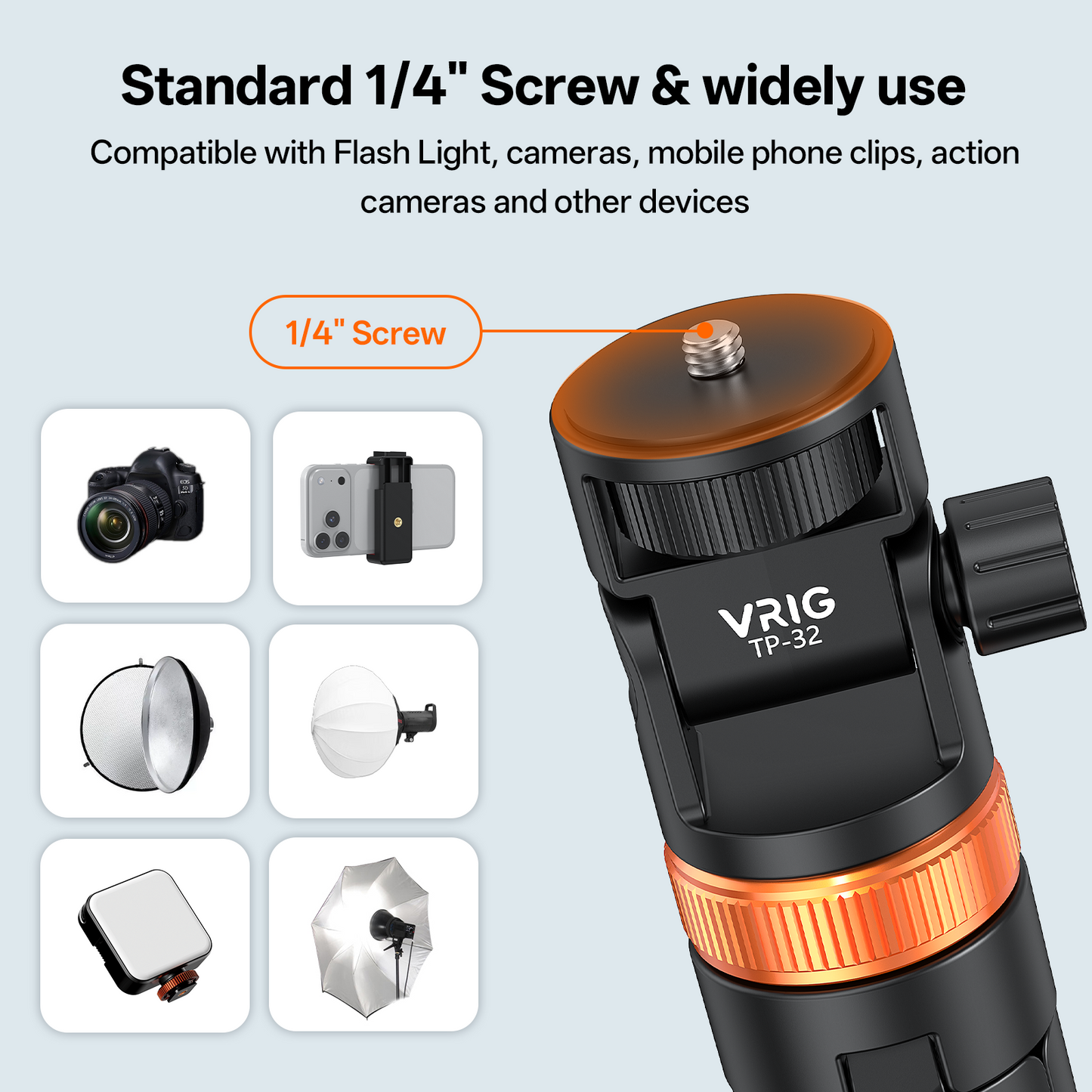 VRIGTP-32  63" Extendable Photography Light Stand
