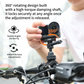 VRIG AC-84S 360° Magnetic Quick Release Mount for DJI Osmo Action6,Action5,Action4,Osmo Nano,Osmo 360,Aluminum Base Bracket with 1/4" Screw & Foldable Dual-Claws for Chest Mount,Tripod, Selfie Stick