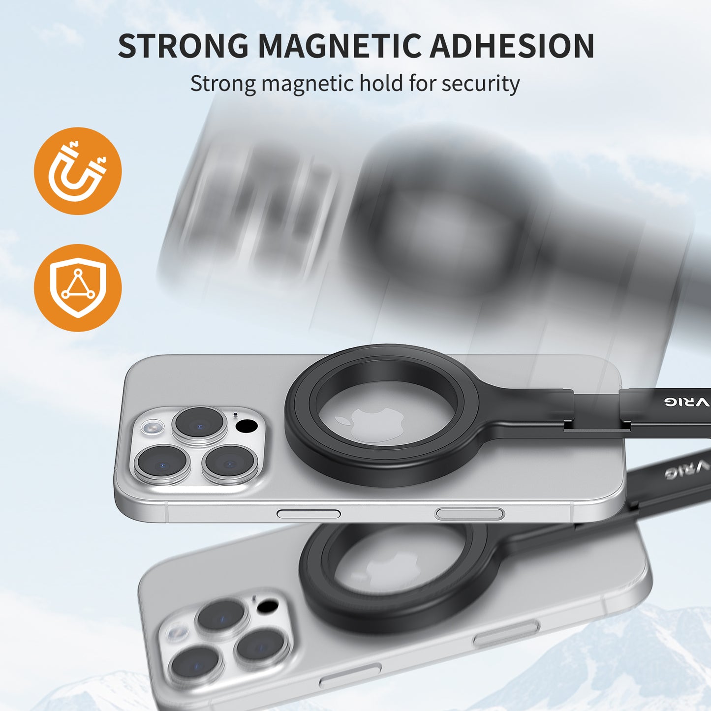 VRIG TP-33 Magnetic Phone Tripod Mount Adapter iPhone Magsafe