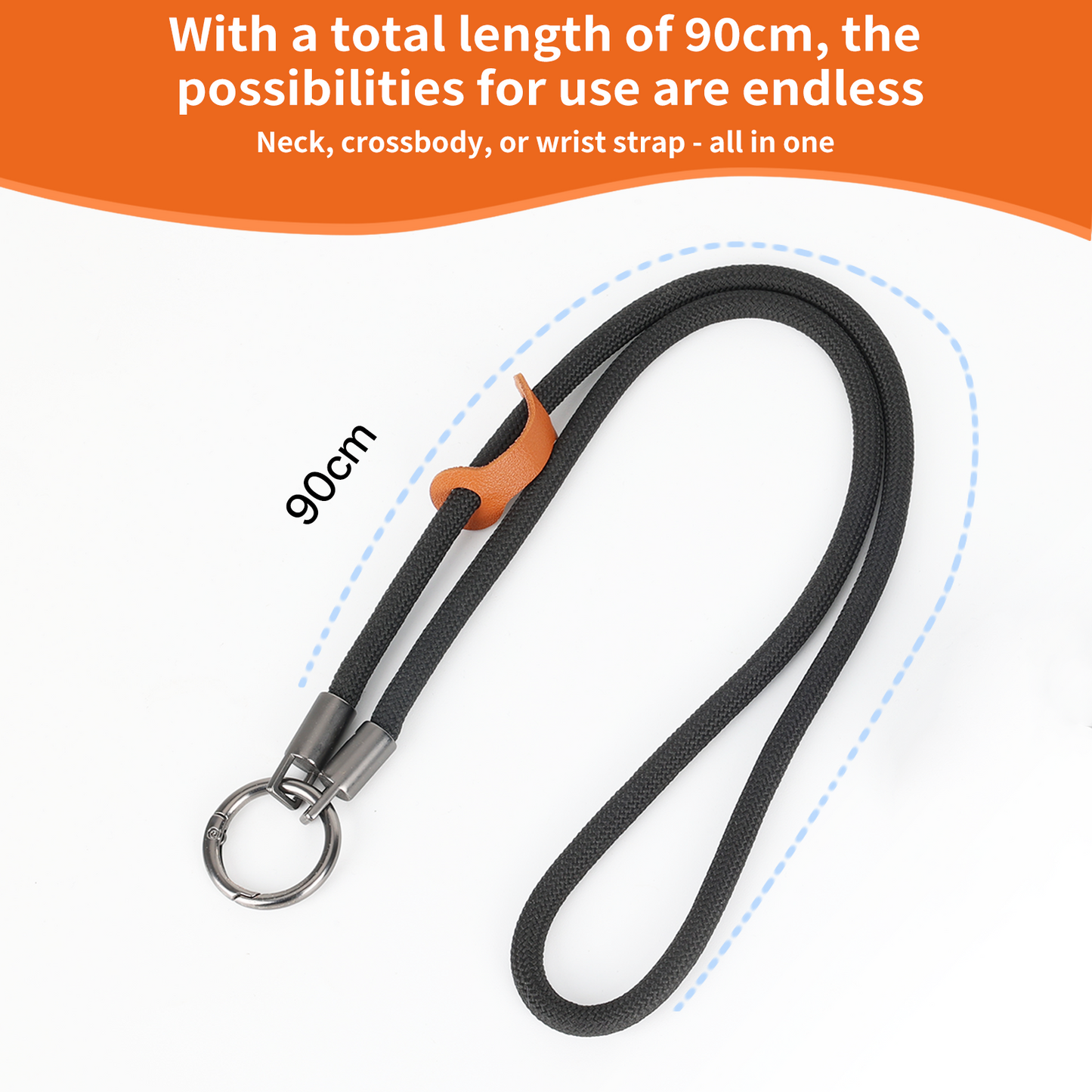 VRIG AC-54 Camera Strap for Osmo Pocket 3 - Neck Strap, Anti-Drop Protection