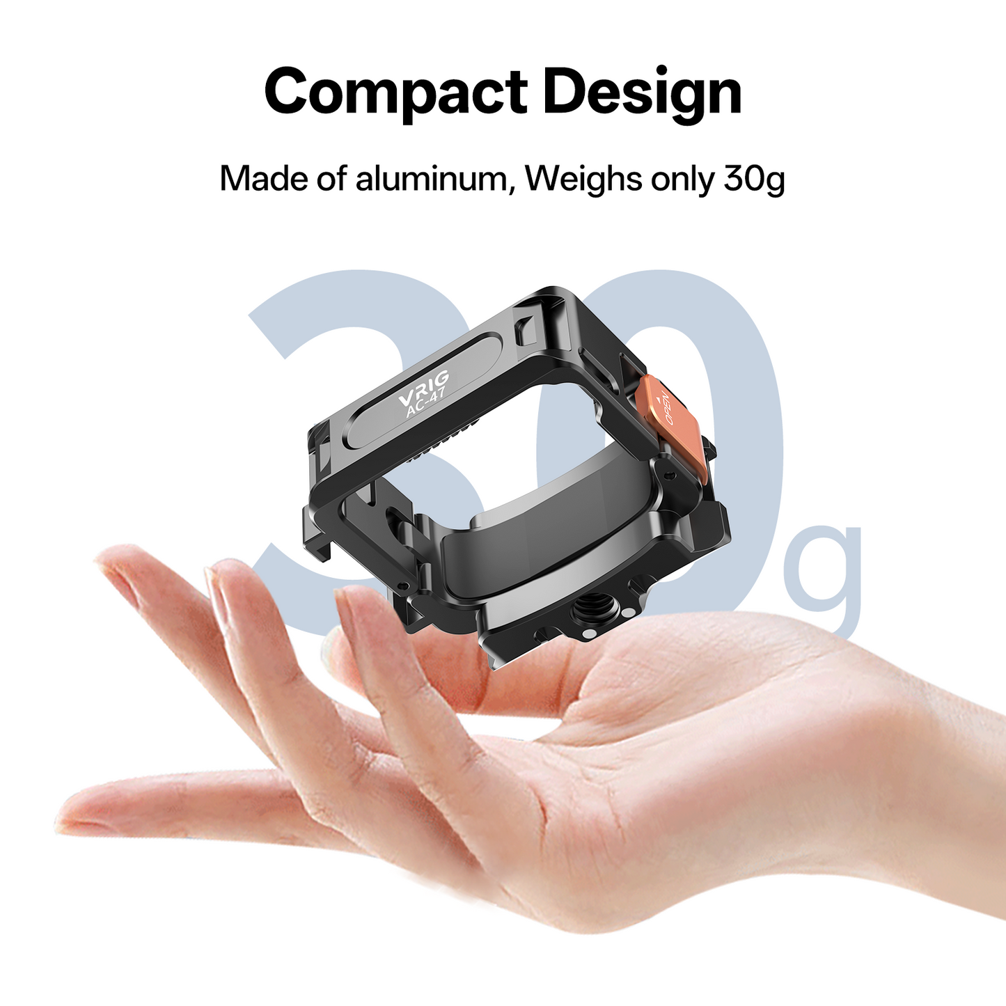 VRIG AC-47 Aluminum Expansion Adapter Accessories for DJI Osmo Pocket 3,