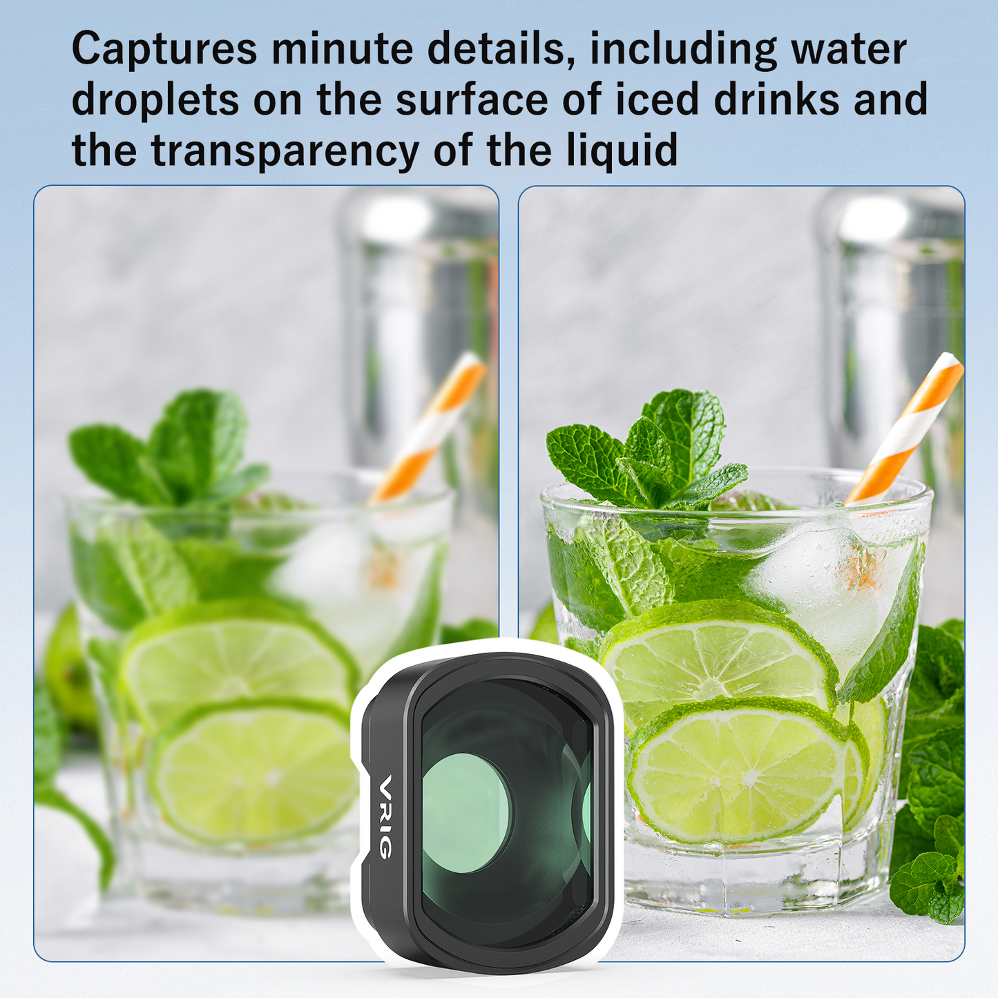 VRIG FT-07 10X Macro Lens Compatible with DJI Osmo Pocket 3