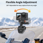 VRIG AC-93 Motorcycle Windshield Clip Mount for Insta360 X6/X5 GoPro Hero 13/12