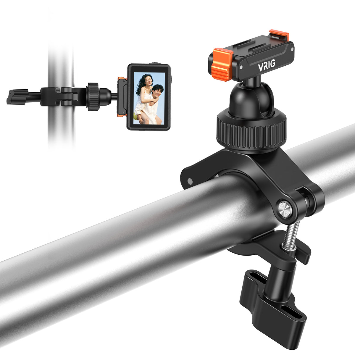 VRIG AC96 Bike Motorcycle Handlebar Mount for Action 6 5 4 3/ Omos 360