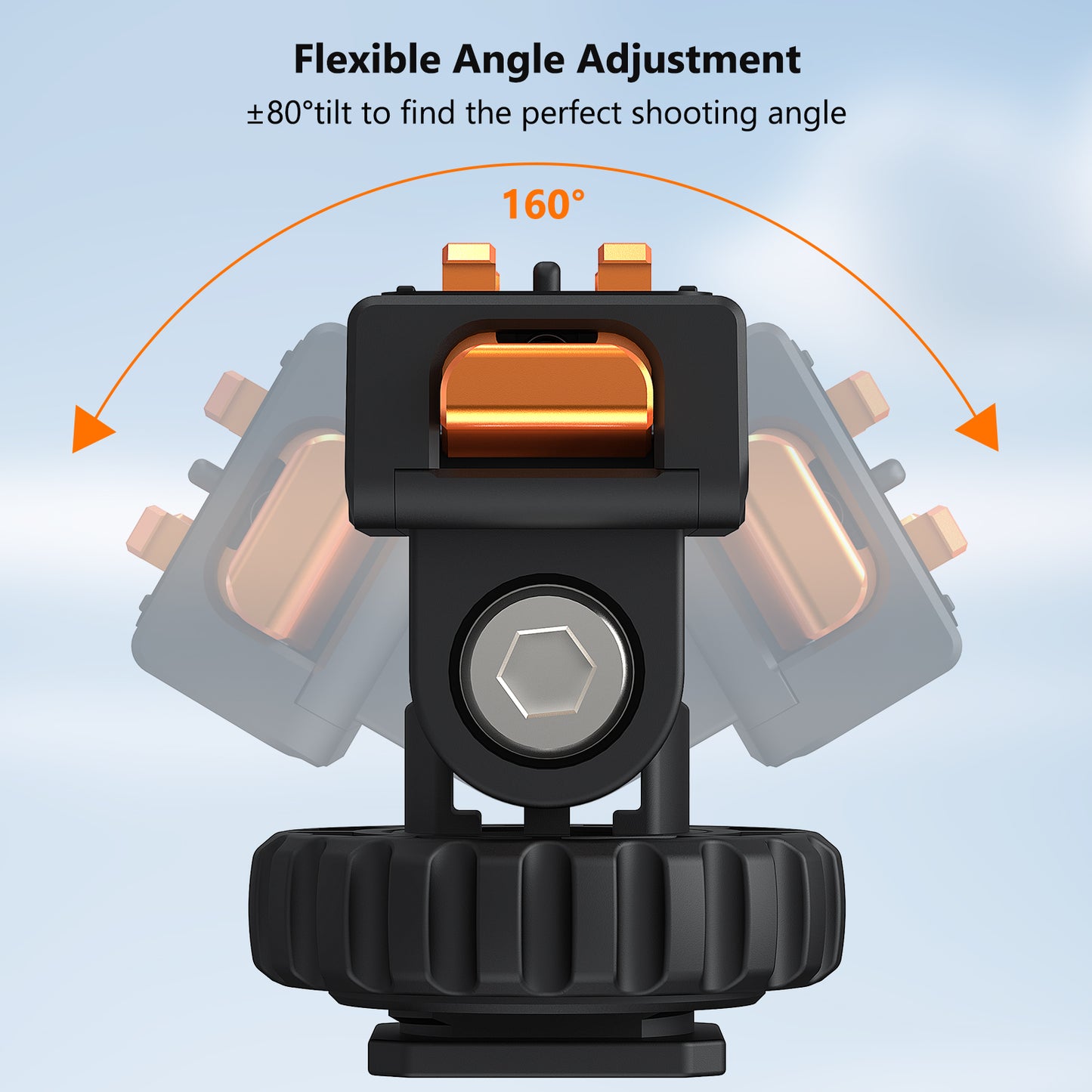 VRIG AC-44 Cold Shoe Adapter with Magnetic Quick Mount for Insta 360 Ace/Ace Pro 2