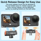 VRIG AC-65 Magnetic Quick-Release Adapter Mount for DJI Osmo Nano/Action 6