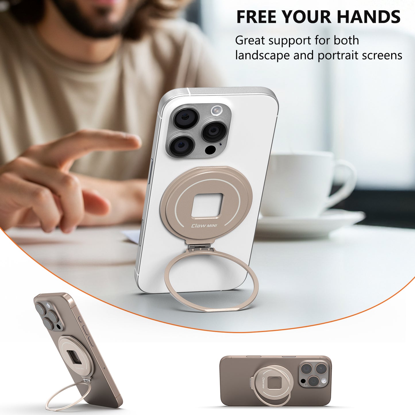 VRIG MG-30 Phone Ring Holder for Back of Phone Case