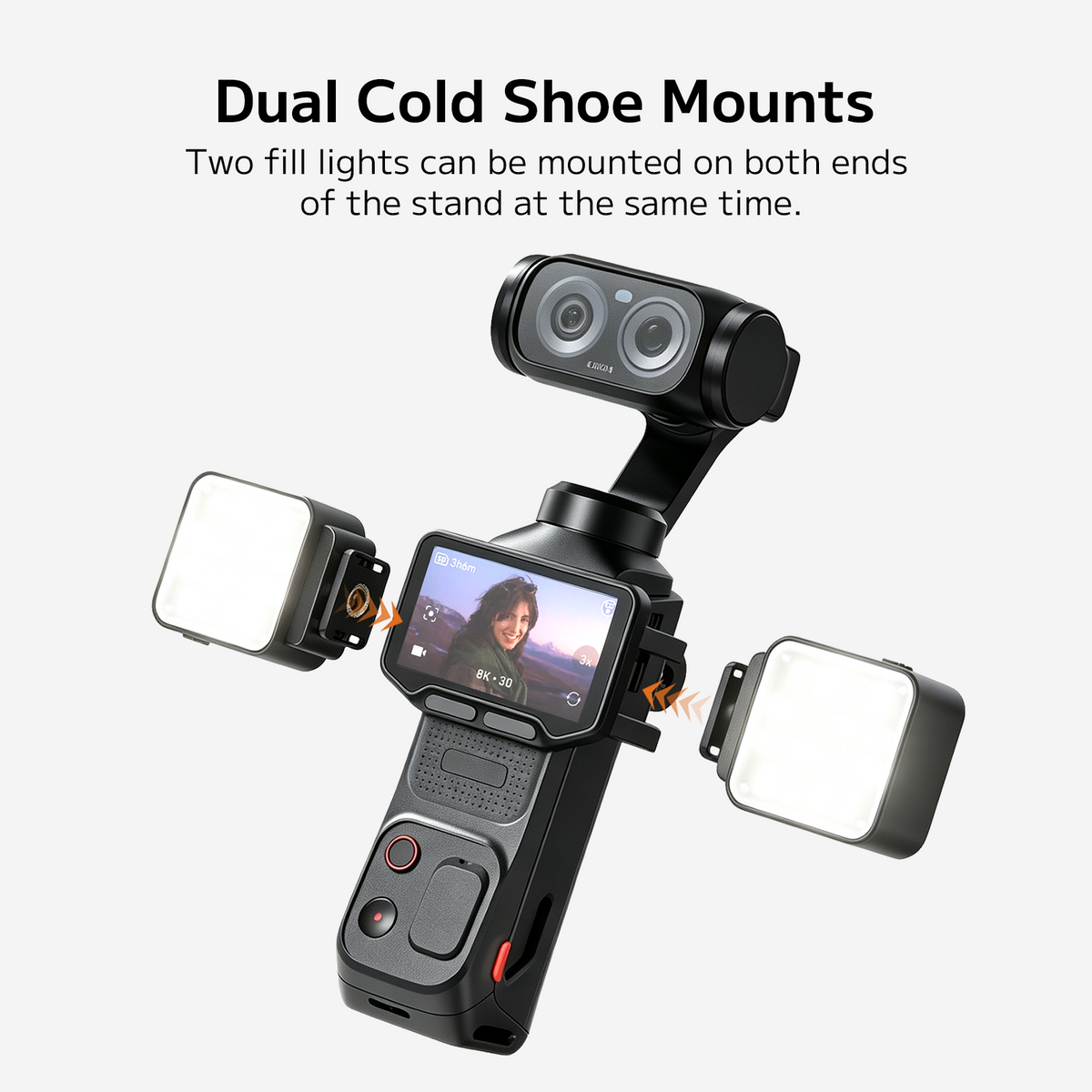 VRIG AC-127 Wind Guard Adapter for Insta360 Luna Ultra, Quick-Release Accessories