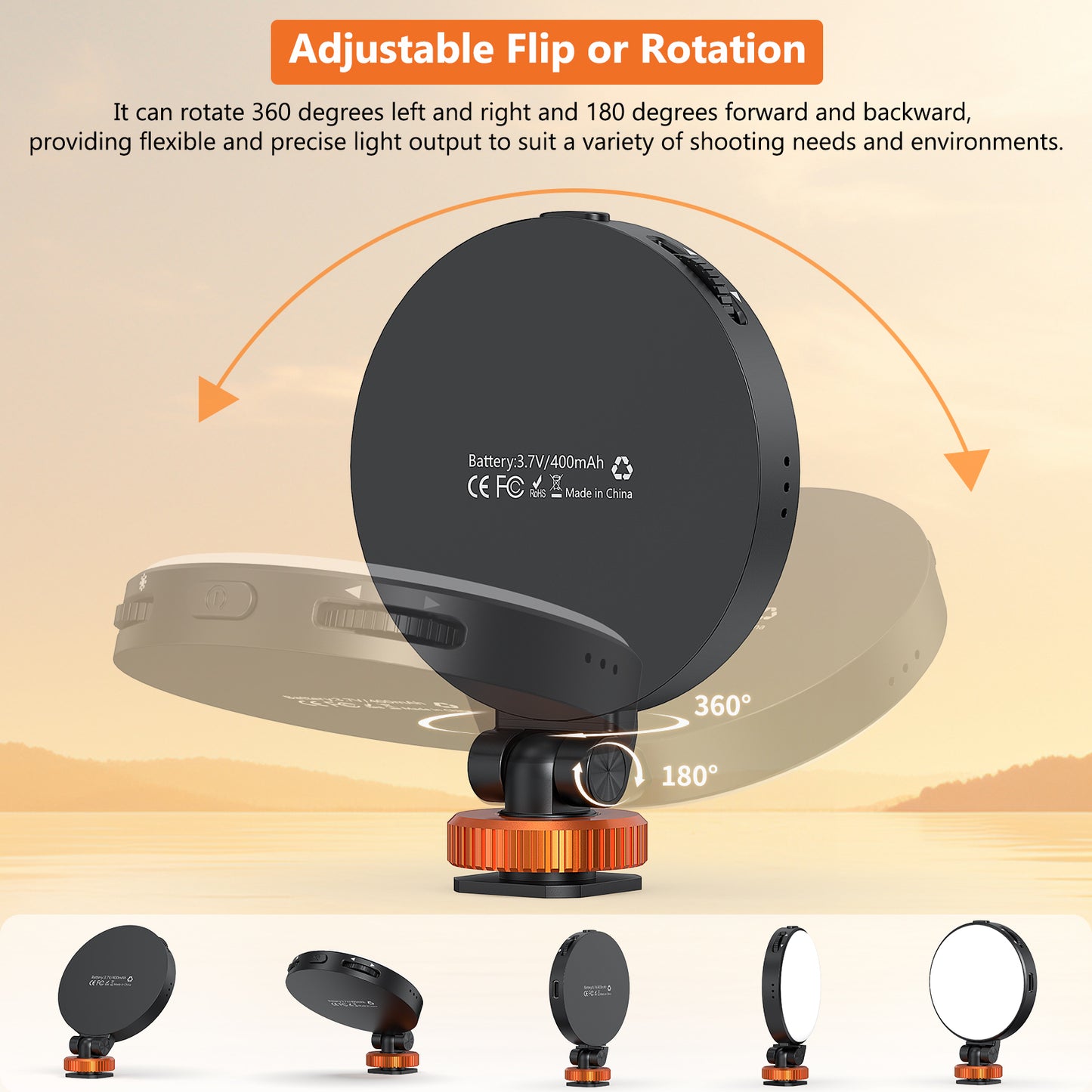 VRIG FD-05 Led Video Light with Cold Shoe